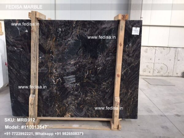 Black Indian Marble Peach Marble Tile Vanilla Brushed Marble Tile